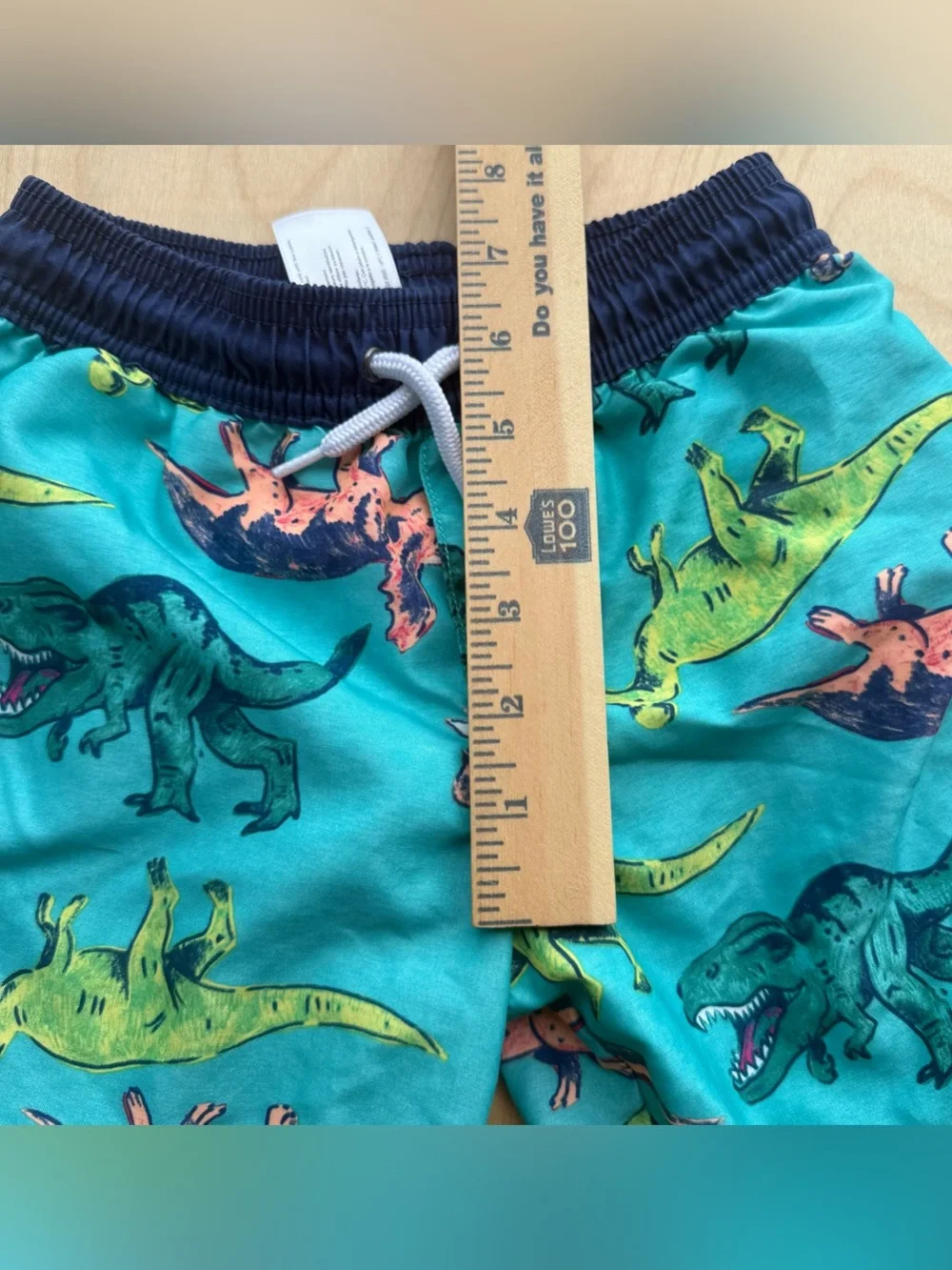 Carter's Kid Dinosaur Swim Trunks Bottoms Shorts Blue size 5 / 5A